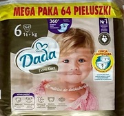 Pieluszki Dada Extra Care 360 Rozmiar 6 64 szt. MEGA PAKA EDYCJA LIMITOWANA