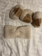 Opaska handmade jedwab+alpaka rozmiar uniwersalny