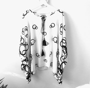 PIĘKNA NARZUTKA-PONCZO KARDIGAN BEZ ROZMIAROWA WIĄZANA 36/38/40/42/44/46/48