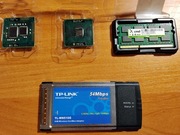 Części do laptopa procesor i5 540m C2D P8700 ram DDR3L karta sieciowa