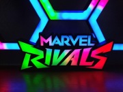 Podświetlany led napis Marvel Rivals RGB LED | Dekoracja 3D | Lampka