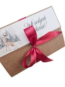 Koperta folder etui teczka na zdjęcia 15 x 21 cm personalizacja świąteczna