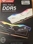 Pamięć TeamGroup T-Force Delta RGB DDR 5 32 GB 7200 MHZ CL34