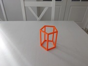 Szkielet Graniastosłupa prawidłowego pięciokątnego – model 3D