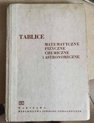 Tablice matematyczne chemiczne fizyczne astronomiczne