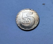 5 zł z 1980 roku  piękna moneta nr. 651