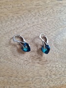 kolczyki * granatowe serca