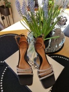 Sandały, szpilki, kaczuszka, skóra Kazar r. 37 NOWE ślub,