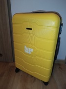 Duża walizka Puccini Fuzetea żółta 