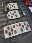 Nakładki na pedały Audi s line + znaczki quattro 