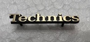 TECHNICS LOGO Znaczek Emblemat  31x5 mm Oryginał Demontaż
