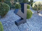 Piec, piecyk rakietowy, koza, grill 100x100