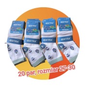 20 par skarpety skarpetki dziecięce Bixtra r. 27-30