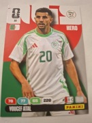 PANINI FIFA WORLD CUP 2026 karta piłkarska HERO 15 YOUCEF ATAL ALGIERIA