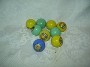 SZKLANE KULKI Z EMOTIONAMI  - 9 SZT.