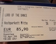 BILETY LORD OF THE DANCE HAMBURG