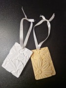 Zawieszki zapachowe z gipsu