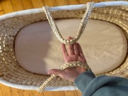 Kosz Mojżesza z materacem plus kołyska 