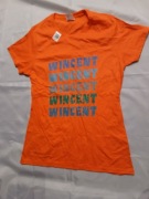 T-shirt damski S Port&Company pomarańczowy