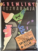 Gremliny rozrabiają - plakat filmowy - Jan Młodożeniec 85'