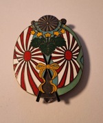 Odznaka oficera polowego Cesarskiej Armii Japonii z okresu WW2