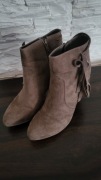 Botki damskie zamszowe r. 39