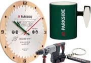 Parkside Zegar ścienny + kubek 