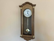 Stylowy Piękny Zegar Wiszący HERMLE Dębowy