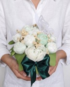 Candle Flower box ze świec sojowych – prezent na Komunia/Urodziny 