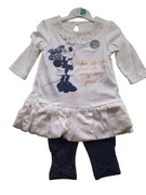 Komplet Mini Spodnie +tunika 0-3m