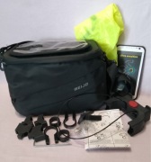 Meijo Torba rowerowa na kierownicę z adapterem na kierownicę.