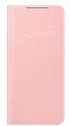 ETUI Z KLAPKĄ ORYGINALNE POKROWIEC LED SAMSUNG GALAXY S21+ PLUS RÓŻOWY