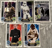 Star Wars karty kolekcjonerskie 5 sztuk