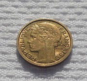 Francja III. Republika 50 centymów centimes 1938 KM# 894 Ładny stan