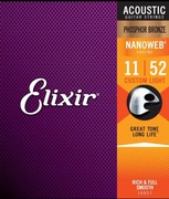 Struny Elixir Nanoweb Phosphor Bronze 11-52 16027