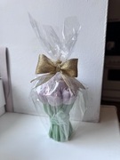Świeca Bukiet Tulipanów Prezent na Dzień Kobiet 8 Marca Handmade