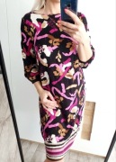 C&A 40 L letnia kolorowa sukienka z wiskozy stan idealny