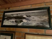 Stary plakat marynistyka sztorm autor Philip Plisson