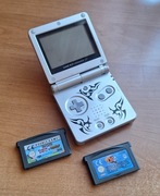 GAMEBOY Advance SP Tribal 2 gry zasilacz