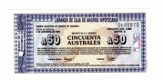 ARGENTYNA 50 AUSTRALES 1985 