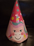 Czapeczki urodzinowe 6 sztuk jednorożec 