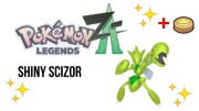 Pokemon Legends Z-A | Shiny Scizor + Gold Bottle Cap