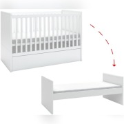 Łóżeczko Baby VOX Young Users 70x140 białe 