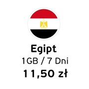 eSIM do Egiptu | Internet w Egipcie | 1GB | 11,50 zł | Dostawa natychmiast
