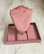 Welurowy stojak/ organizer na biżuterię 