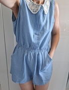 Miękki kombinezon jeansowy damski rozm. S