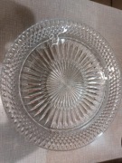 Misa talerz półmisek prl kryształowy  Julia