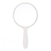 Duże lusterko do makijażu białe