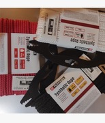 LINA 20m*4mm PARKSIDE  do 50kg synthetic rope czerwone/białe Cena 1szt