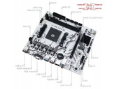 Płyta główna MACHINIST B450 Procesor AMD Dwukanałowa DDR4 AM4 M.2 NVME